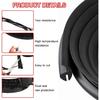 1.8M/6Ft Windshield Cowl Molding Rubber Seal Strip Trim, Front Rear Windshield Seal, Car Weather Stripping, Window Sunroof Seal For Most Cars Trucks