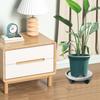 Plant Rollers With Wheels Swiveling With 100kg Capacity Rolling Plant Pot Stand Indoor For Living Room Dining Room Porch Cafe