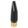 Tenor saxophone mouthpiece, ABS and metal construction, rich tone, detachable design, easy to play, accurate intonation and pitch, suitable for