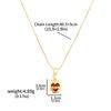 Fashion Gold Color Chain Red Crystal Heart Pendant Necklaces for Women Girls Valentine's Day Birthday Gifts High Quality