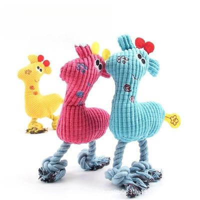 Pet Toys Cat and Dog Plush Toys Relieve Boredom, Grind Teeth, Clean Teeth and Prevent Trouble, Bite-resistant Rope Knot Toys Pet Supplies