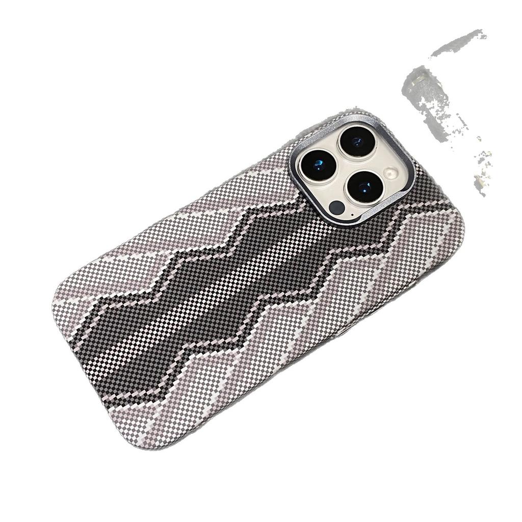 Applicable To iPhone18PROMAX Red Snake Scepter Kevlar Magnetic Mobile Phone Case Apple 17 Premium Sense Protective Case