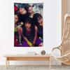 Kpop Band Rred Velvet Tapestry Microfiber Wall Hanging For Bedroom Living Room Decor Outdoor Festival Garden Bar Background