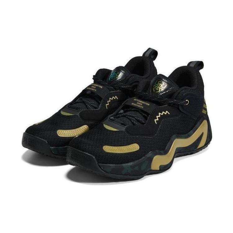 Adidas D.O.N. Issue #3 Gca 'Black Gold Metallic' GW3646