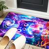 Colorful Gaming Controller Office Rug Chair Mat, Game Carpet, Suitable for Front Door, Bedroom, Living Room, Desk, Holiday Gift