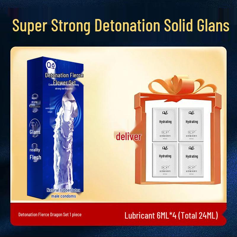 Q Point Ultra-Thin Stimulating Condoms with Clitoral Wolf Tooth Texture - Long-Lasting Safety for Couples.