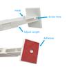 RV Travel Shower Corner Storage Bar Adjustable Length Shower Corner Shelve Stick