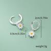 Exquisite kleine Gänseblümchen-Ohrhänger für Damen Mode-Charm Minimalistische Sonnenblumen-Ohrringe Sommer-Schmuck Geschenke