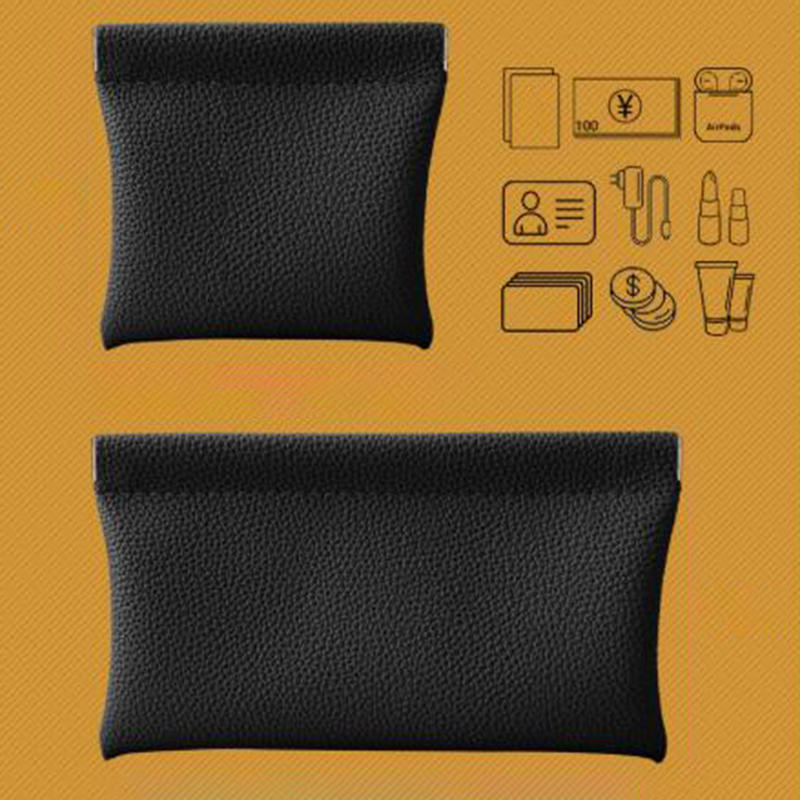 2ks/sada Cestovní kosmetická taštička na rtěnku, klíče, sluchátka, organizér na datové kabely, pouzdro, držák na karty, peněženka na mince, automatické zavírání, úložná taška