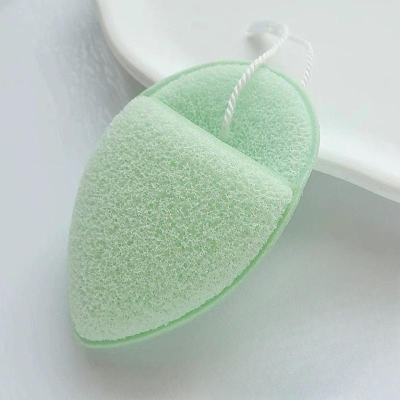 5Pcs Natural Exfoliating Face Wash Cleansing Puff Flutter Sponges Deep Remover To Headband Cosmetic Sponges Facial Clean Tool New