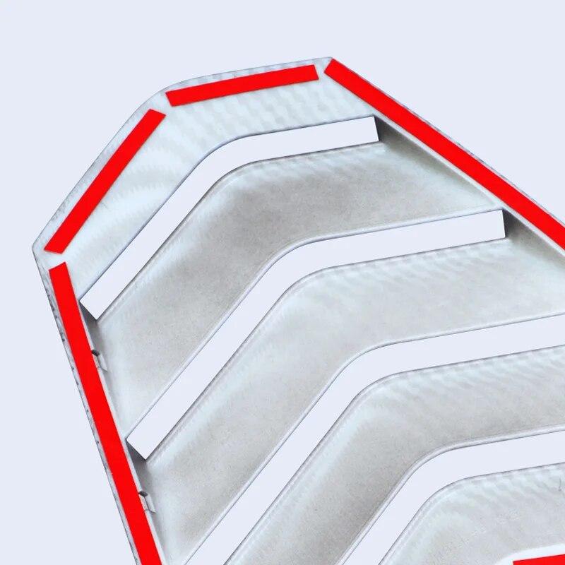 2PCS Car Rear Window Triangle Shutter Decoration Panel Cover Stickers Trim For BMW G20 G28 3 Series Auto Exterior Accessories