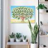 40 x 60cm Family Tree Canvas Fill In Blank Genealogy Chart Wall Art Fillable Family History Poster