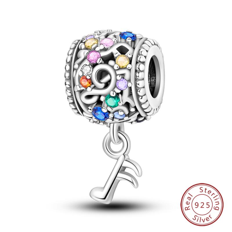 Fit Qikaola Original Bracelet 100% Copper Shining Colorful Zircon Heart Charms Beads Exquisite Diy Jewelry Gift