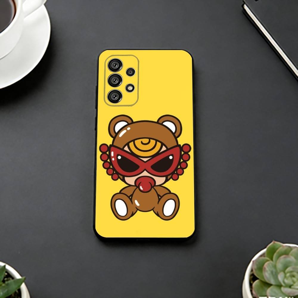 H-Hysteric Mini COLORFUL Phone Case For Samsung S25,S24,S21,S22,S23,S30,Ultra,S20,Plus,Fe,Lite,Note,10,Black Cover