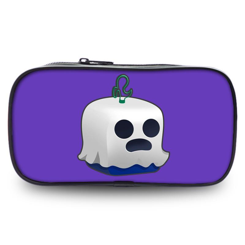 Durable Polyester Blox Fruits Roblox Pencil Case For Students With Large Capacity