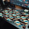Miami Dolphins Logos Color Mouse Pad Large Gaming Table Cushion Non-slip Laptop Tablet Big Mousepad XXL Mat Mini PC Playmat With Lock edge