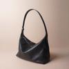 Premium Vegetable Tanned Pu Leather Hobo Bag Women'S Large Capacity Commuter Underarm Bag Tote Bag One Shoulder Crossbody Dumpling Bag