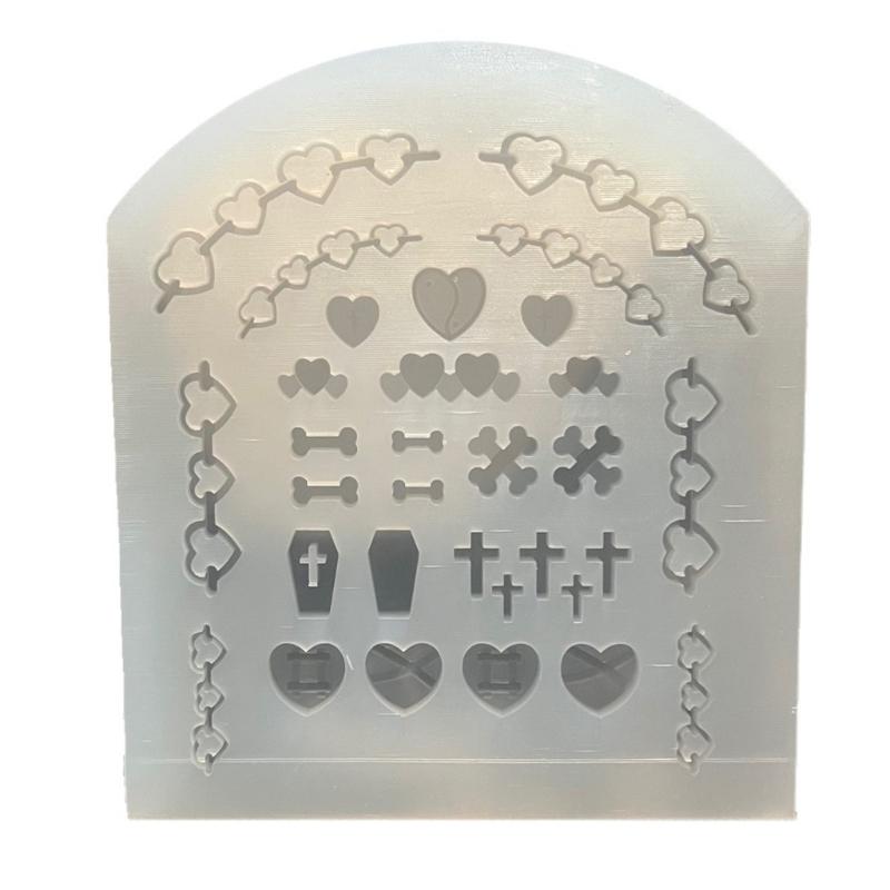 Practical Silicone Mold Liquid Sand Accessories Making Mould Unique Epoxy Resin Jewelry Molds for Crafting Enthusiasts