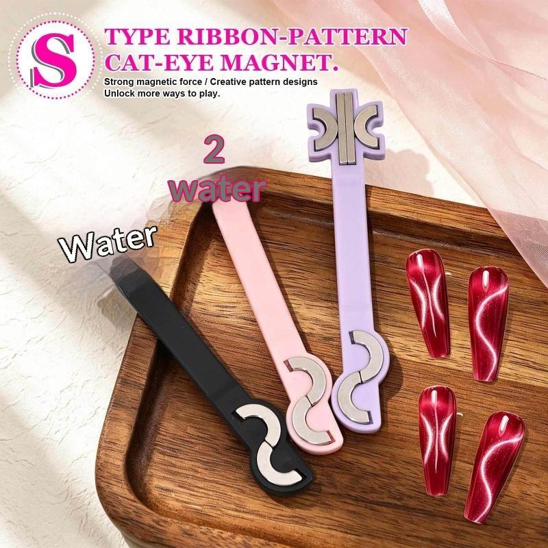 Twisted S Shape Nail Art Magnetic Wand Fancy Swirl Effect Magnet 1PC for Professional Home Manicure Creation
