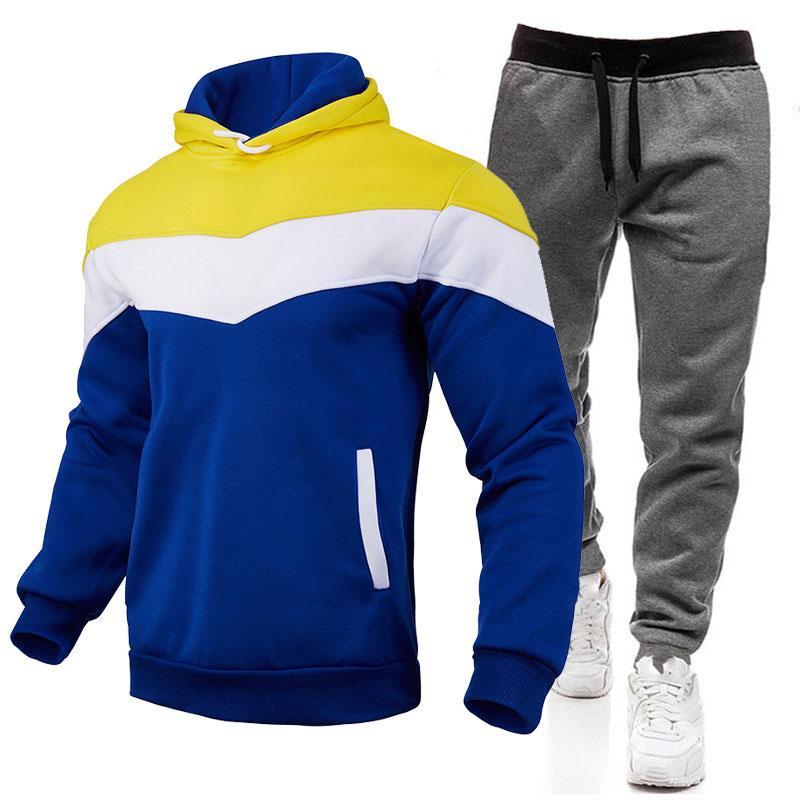 Men's Clothing Casual Sweatshirt Set Sweatshirts Men Hoodies Sports Tracksuit Jogging