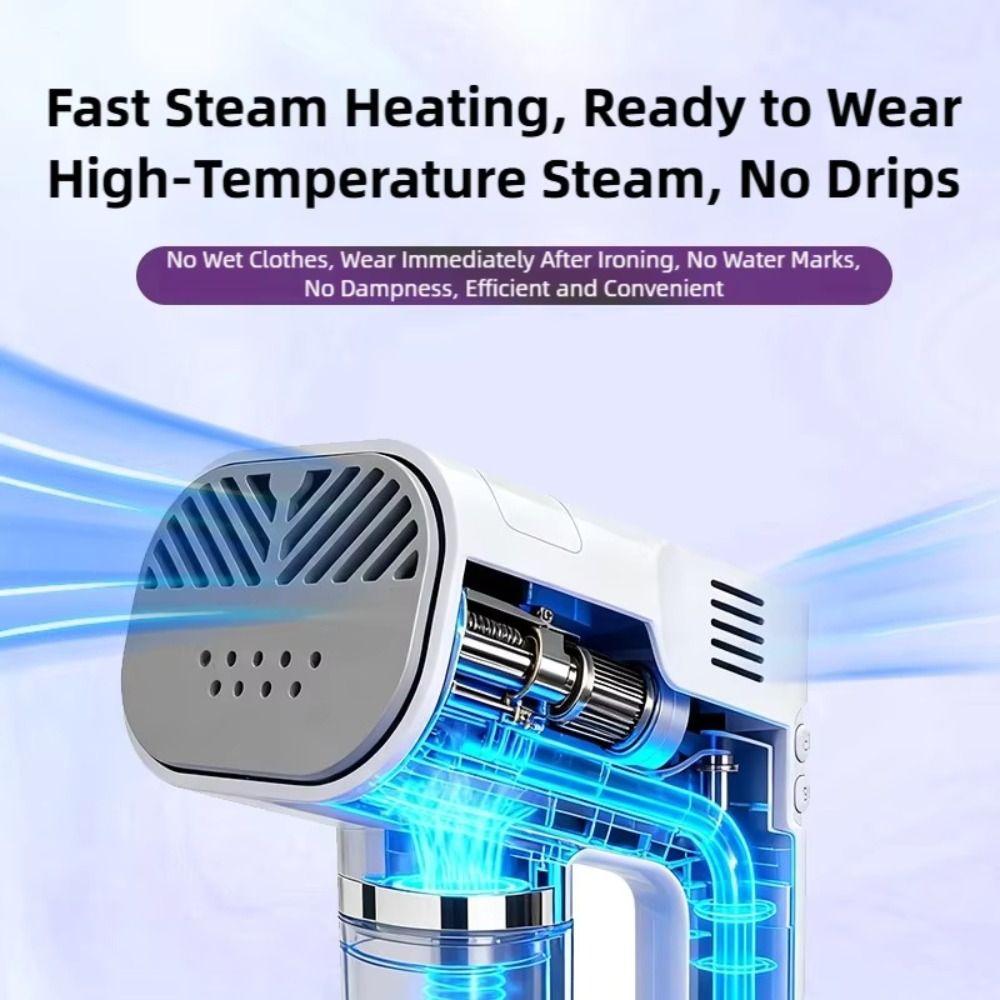Adjustable Suction Garment Steamer Wrinkle-Free Electric Iron Handheld Iron Hanging Ironing