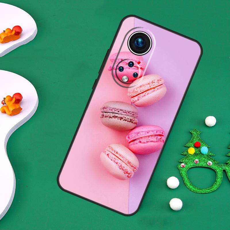 Macarons Cake Dessert Cute Case For Honor Magic 7 Pro 6 5 50 70 90 200 Lite X9b X9a X8a X8b X7a X6a X8 X9 X9c Cover
