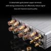 2 In 1 Sound Selectors Box Gold Plateds Coppers Terminals Speaker Selectors Switches For Amplifiers And Speakers