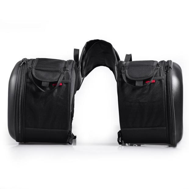 Motorcycle Double-Sided Saddle & Helmet Bags - Multifunctional Travel Riding Bags