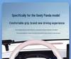 Ultra-thin Steering Wheel Cover for 25 Geely Panda Mini Knight Karting Models - All-Season Decorative Accessory