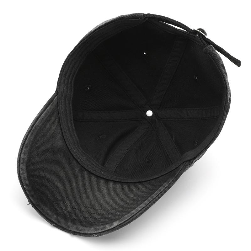 New Vintage Washed Tie-Dye Baseball Cap Unisex Distressed Y2K Style Sun Hats Men Women Spring Summer Outdoor Casual Streetwear