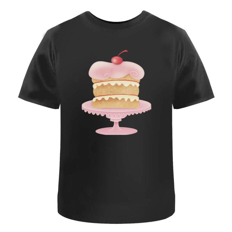 

Cake On Stand Cotton T Shirt Ta024664 - Men s Summer Cotton Graphic Tee S разноцветный