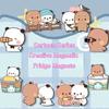 Cute Bubu Dudu Fridge Magnets Kawaii Panda Yier Refrigerator Magnets Sticker Home Decor Sticker Creative Anime Home Accessories