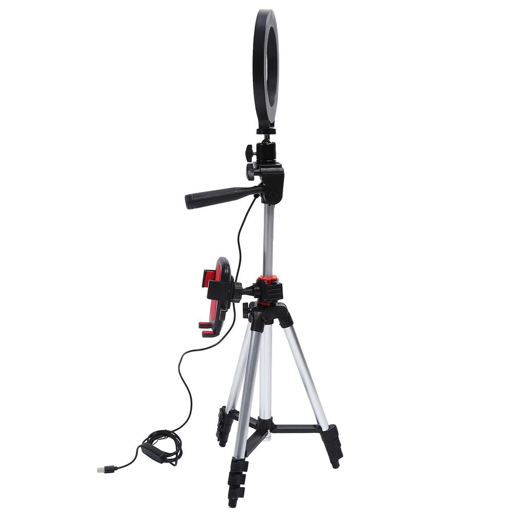 6.2in Dimmable LED Ring Light Photography Fill Light with Tripods and Mobile Phone Holder