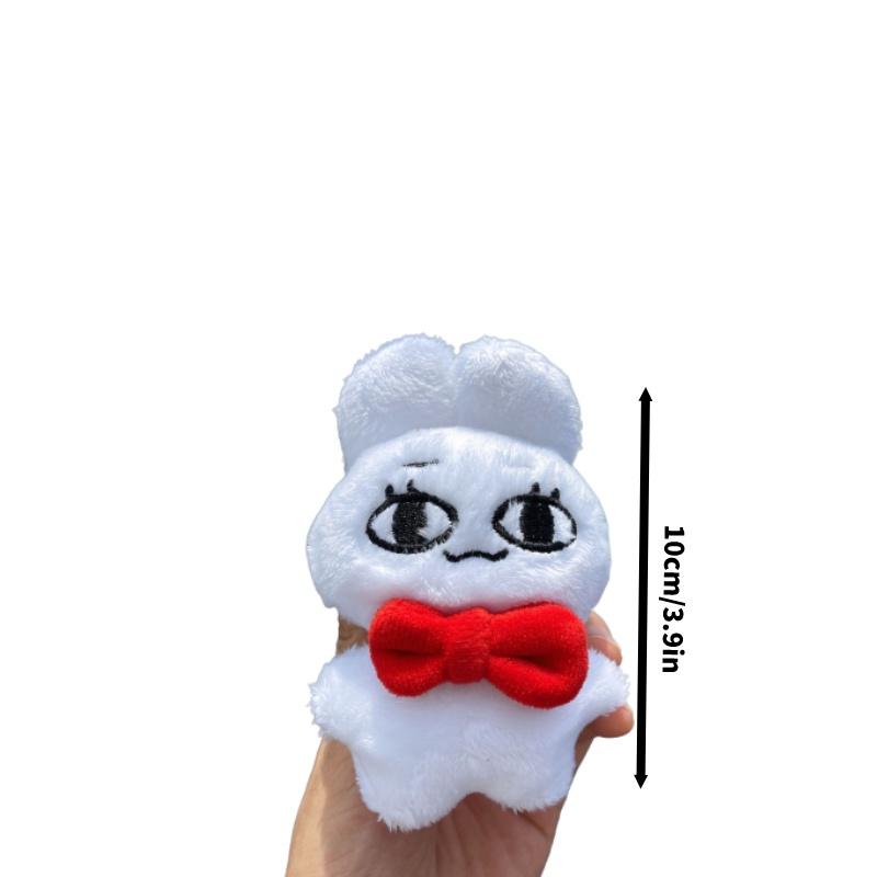Nctdream Jeno Kongjjen Plush Doll Super Soft Short Plush, Pp Cotton Filling, Cute Rabbit Design Jaemin Key Chain bow,10cm/3.9in