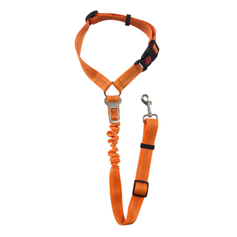 

Поводок 1 шт., товары для кошек и собак, автомобильная безопасность, выдвижная светоотражающая полоска, поводок для собак, ошейник, эластичный, товары для животных на открытом воздухе оранжевый