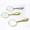 Miling Golden Floral Gemstone Magnifying Glass