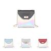 Elegant Fashion Women Mini Chain Bag With Laser Clear Design Shoulder Handbag
