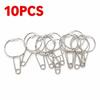 10Pcs Metal Ear Reflexology Massage Clips Silicone Tip Ear Therapy Spring Clips  Facial Relaxation