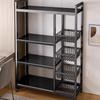 Multifunctional Carbon Steel Kitchen Storage Rack