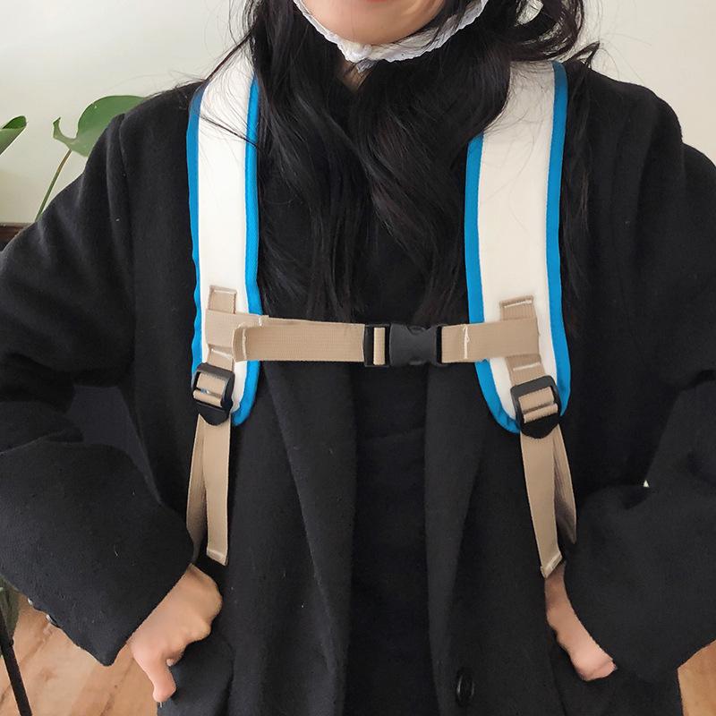 Schoolbag1011 New Korean Dopamine Backpack Female Neutral Large Capacity Drawstring Harajufeng Junior High School Student Schoolbag