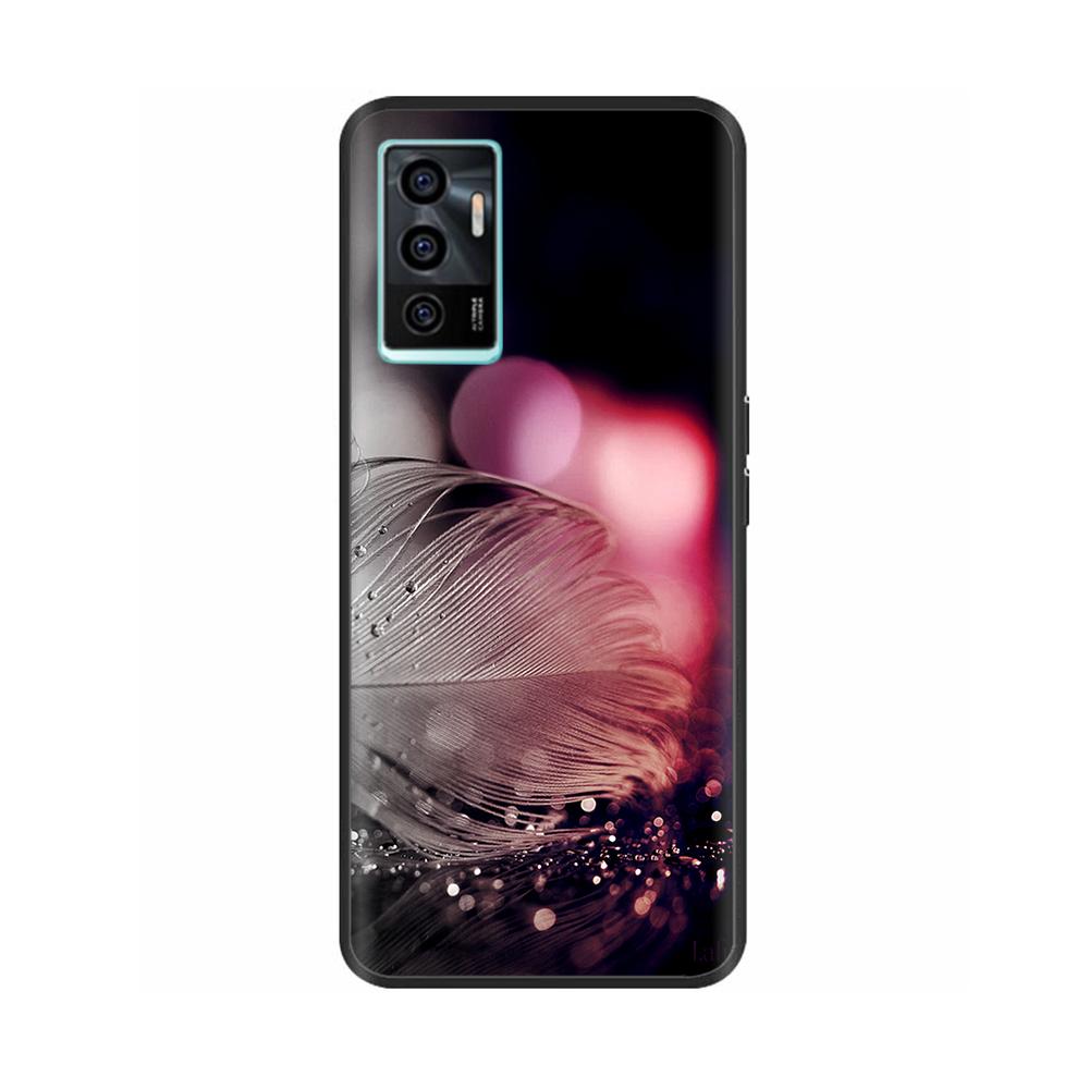 For vivo V23e Case Soft Silicone Cover Back Case for vivo V23e 5G Silicon Phone Case V2126 v 23e vivoV23e Bumper Coque Fundas