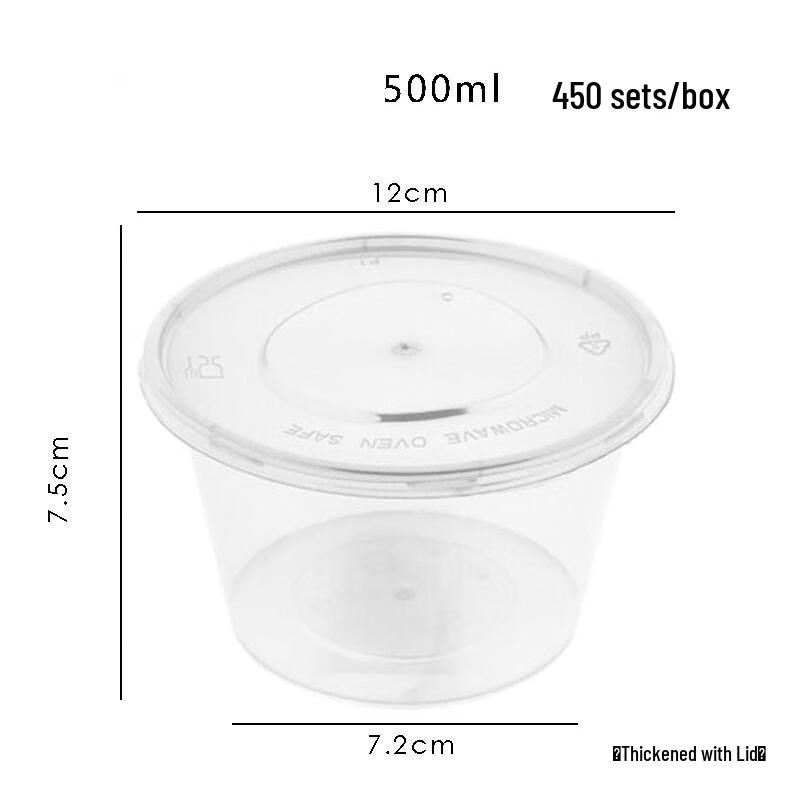 Einweg-Transparente Plastik-Lebensmittelbehälter mit Deckeln