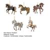 Horse Acrylic Ornament Elegant 2D Car Mirror Pendant Christmas Tree Hanging Decor DIY Crafts Unique Gifts