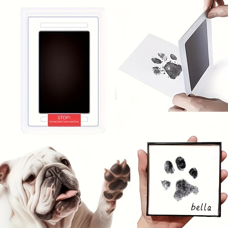 Dog Cat Footprint Pad Paw Print Ink Kit Pad Baby Handprint Stamp Safe Non-toxic Mess-free Printing DIY Easy Clean Pet Souvenir