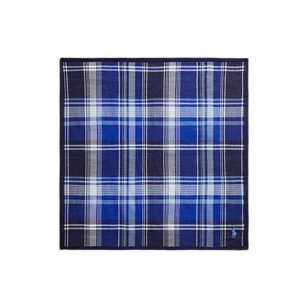 Polo Ralph Lauren Men S Plaid Cotton Handkerchief Mapoptw09120307400 ONE