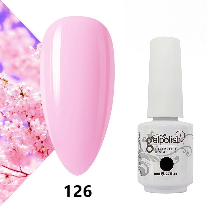 Amber Gel Polish Set: Gel Polish Manicure Kit with Whitening, Base Coat, and Sealer.