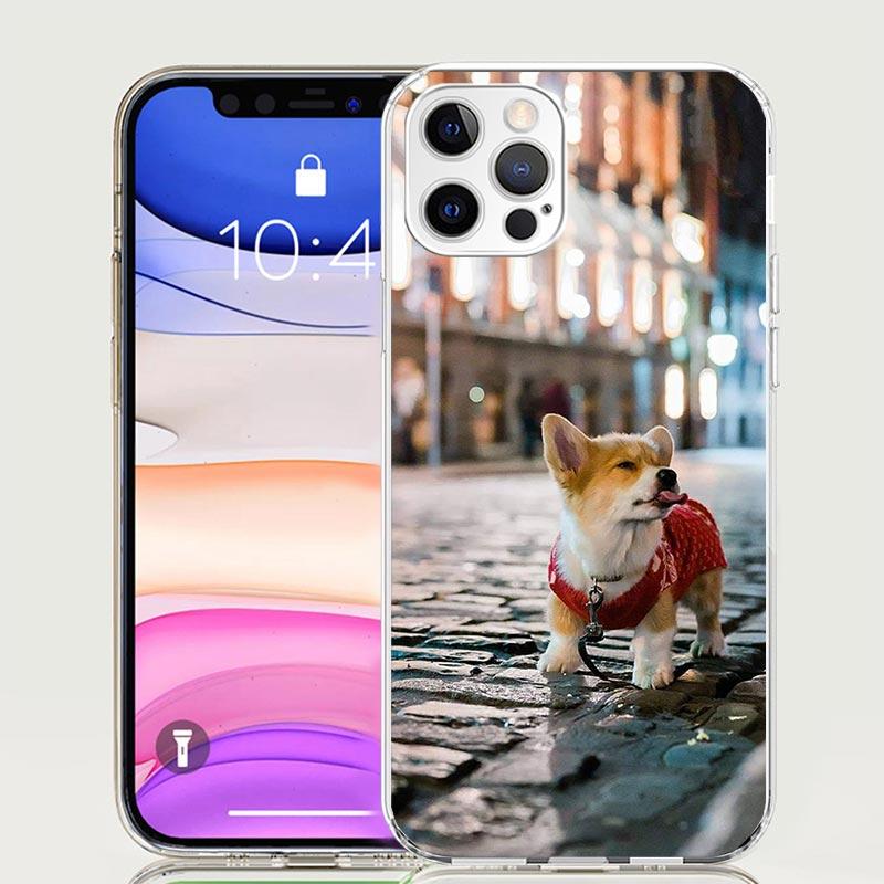 Cute Lovely Corgi Dogs Phone Case For iPhone 17 Air 16 15 Plus 11 14 Pro Max 13 Mini 12 7 8 + SE Pattern Art Customized Cover 17