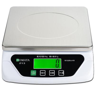 BOMATA B612C 30kg Platform 1g Stainless Steel Angle Dual USB Battery Tare Counting Function Digital Includes 2 AA Batteries and USB Cable Scale,