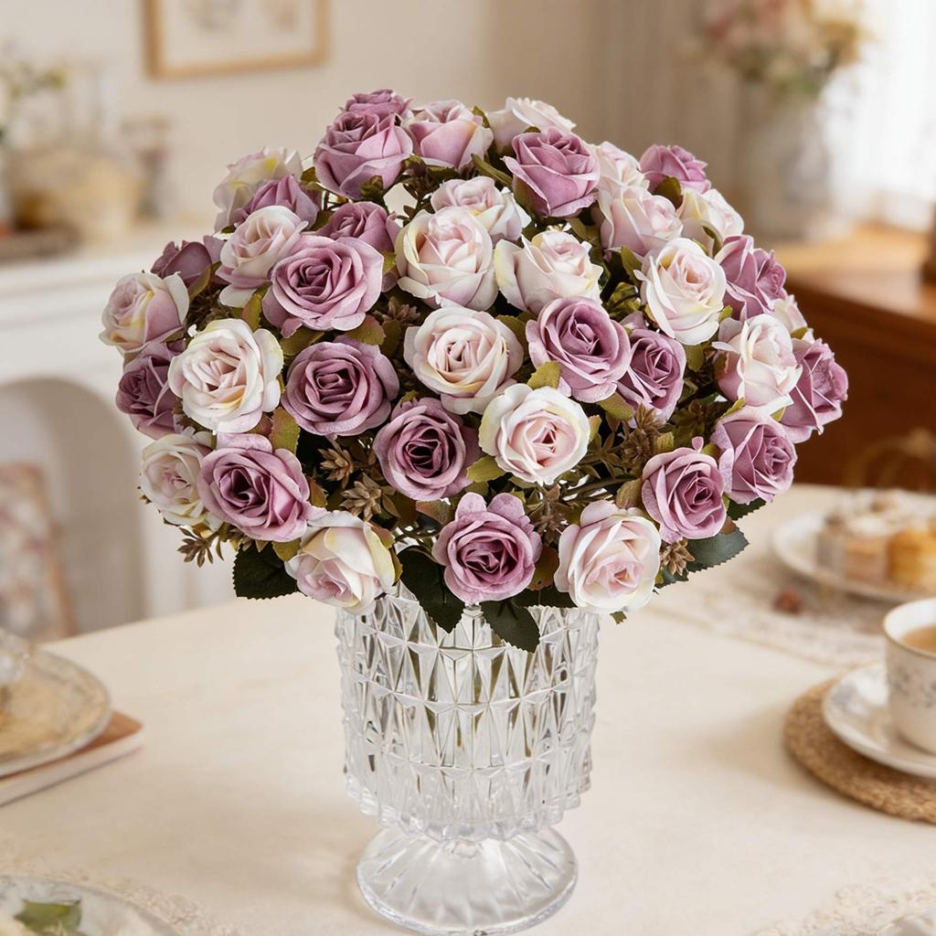 Silk Artificial Flowers Carnation Rose Wedding Bridal Bouquet Home Room Table Festival Outdoor Garden Arch Wall Diy Gifts Decora