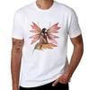 Autumn Drifting Fairy Fantasy Art Tshirt Comfortable Basic Crew Neck Tee